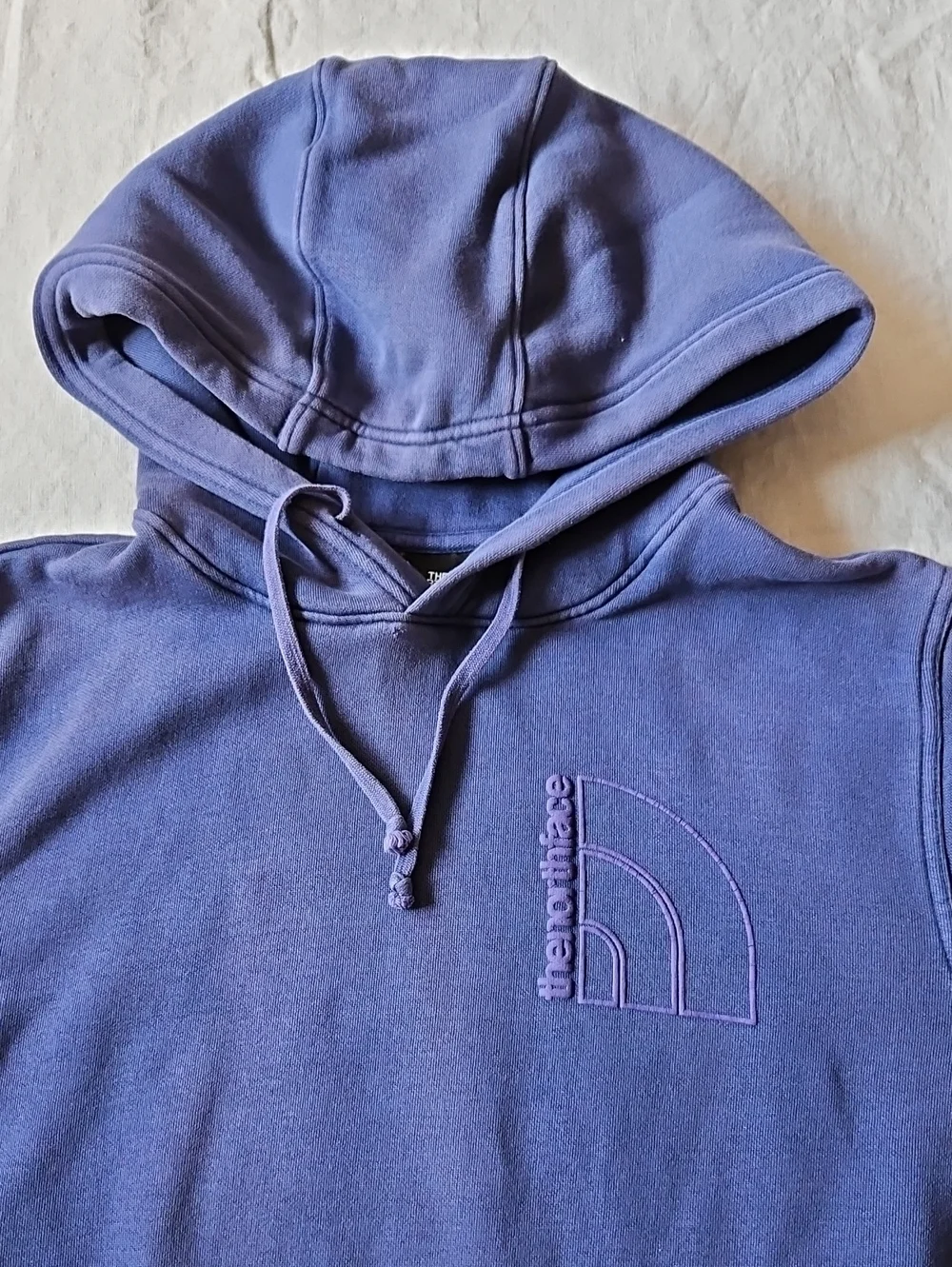 The North Face Garment Dye Pullover Hoodie In Cave Blue Size Large